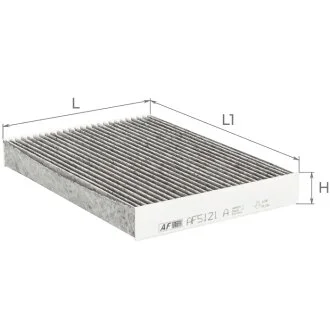 Фільтр салону ALPHA FILTER AF5121A