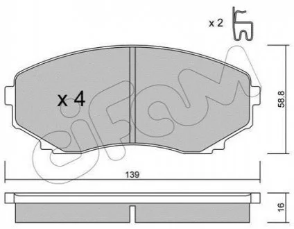 Автозапчасть CIFAM 8224770