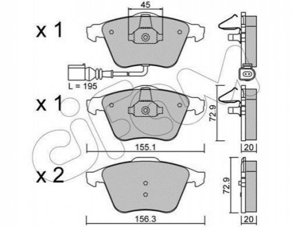 Автозапчастина CIFAM 8225494