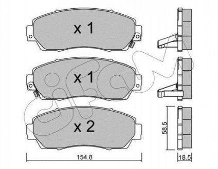 Автозапчастина CIFAM 8229030