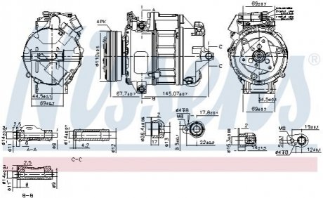 Фото автозапчасть NISSENS 890759 Автозапчасть NISSENS 890759