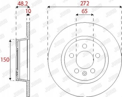 Автозапчасть JURID 563255JC