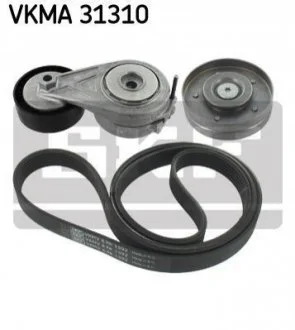 Роликовий модуль натягувача ременя (ролик, ремінь) SKF VKMA31310