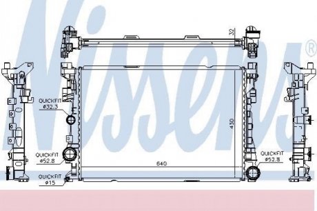 Автозапчасть NISSENS 67190