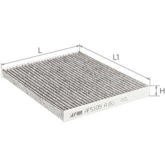 Фільтр салону вугільний ALPHA FILTER AF5109A