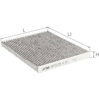 Фільтр салону вугільний ALPHA FILTER AF5109A