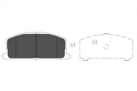 Автозапчасть KAVO KBP9109