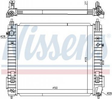 Автозапчастина NISSENS 606139