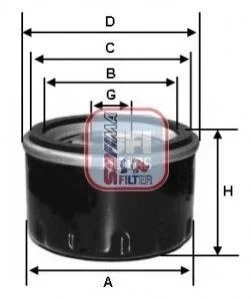 Фільтр масляний SOFIMA S3575R