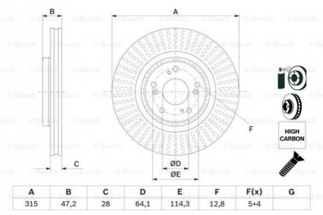 Автозапчасть BOSCH 0986479F12