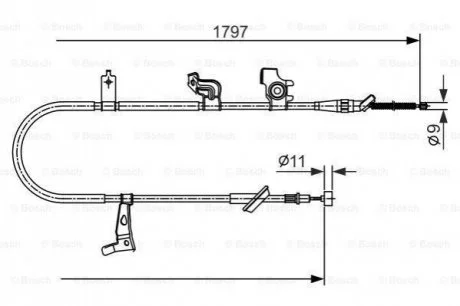 Автозапчасть BOSCH 1987482434