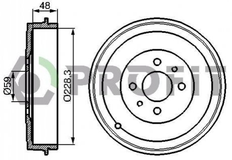Автозапчасть PROFIT 50200017