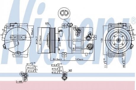 Автозапчасть NISSENS 890578