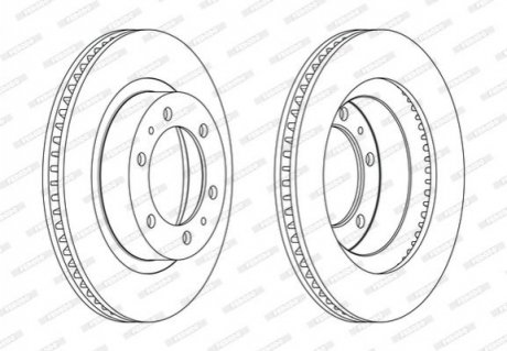 Автозапчастина FERODO DDF2606C