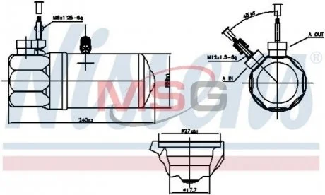 Автозапчасть NISSENS 95572
