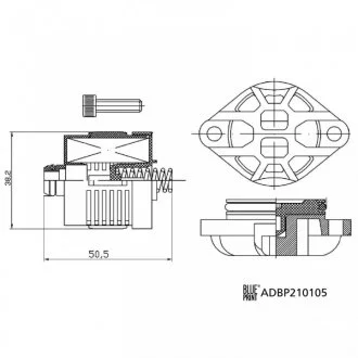 Автозапчастина BLUE PRINT ADBP210105