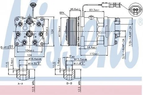 Автозапчасть NISSENS 89459
