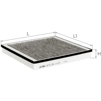Фільтр салону ALPHA FILTER AF5196A