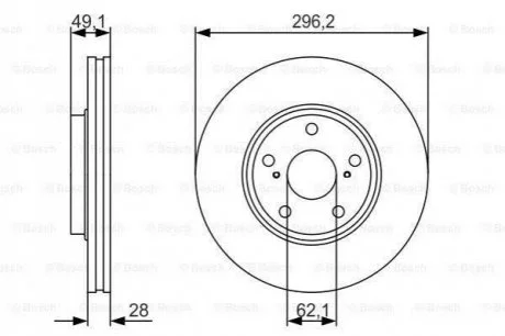 Автозапчасть BOSCH 0986479R28