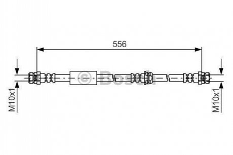 Гальмівний шланг BOSCH 1987481593