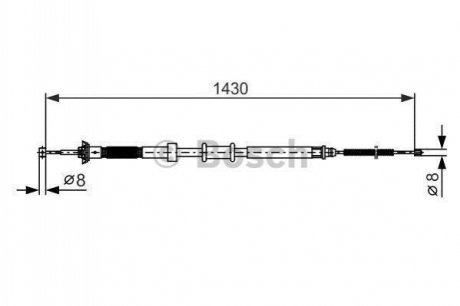 Автозапчасть BOSCH 1987482389