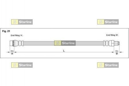 Автозапчасть STARLINE HADA1222