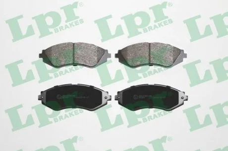 - Гальмівні колодки до дисків (F, V) LPR 05P710