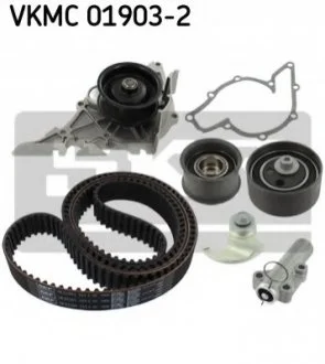 Комплект (ремінь+ролик+помпа) SKF VKMC 019032