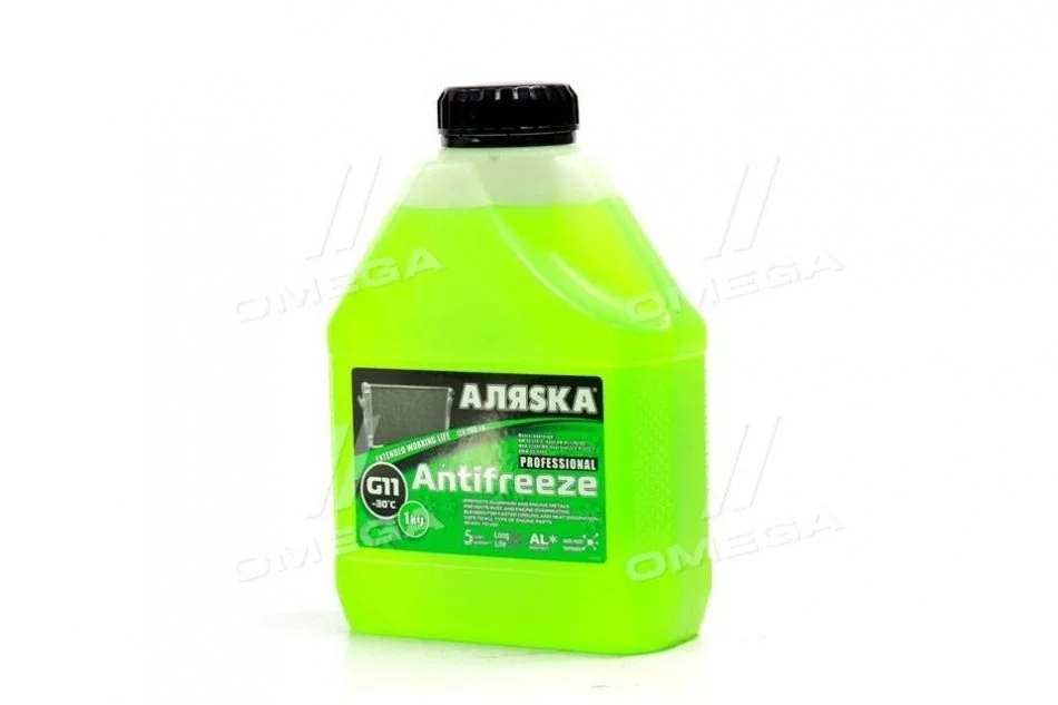 Антифриз Аляска ANTIFREEZE-30 (зелений) 1кг АЛЯSКА 9007 (фото 1)