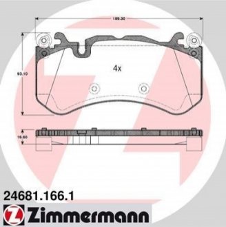 Автозапчасть ZIMMERMANN 246811661