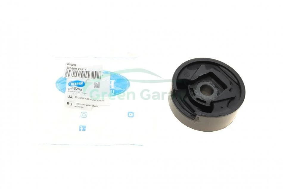 Подушка двигуна VW Caddy 03- сзади снизу (без резьбы) BELGUM PARTS BG2209 (фото 1)