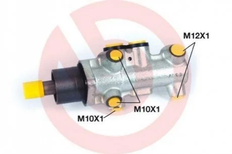 Гальмівний циліндр головний BREMBO M68 009