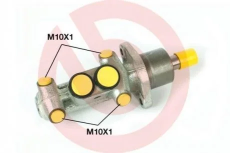 Гальмівний циліндр головний BREMBO M85 046