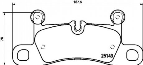 Гальмівні колодки дискові BREMBO P65 042