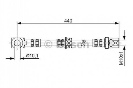 Шланг гальмівний BOSCH 1987476694