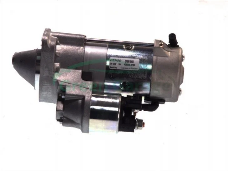 Стартер (12В, 2кВт, новий із заставою) TOYOTA AVENSIS, CARINA E VI, COROLLA, COROLLA VERSO 2.0D 01.96-03.09 DENSO DSN950 (фото 1)