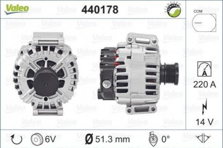 Генератор VALEO 440178 (фото 1)