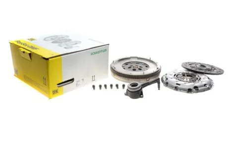 Демпфер + комплект сцепления VW T5/T6 2.0 TDI 09- (+выжимной) LUK 600035800
