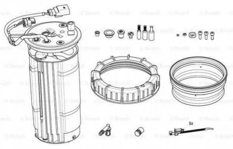 Елемент насосного модуля DeNOx BOSCH F01C600256