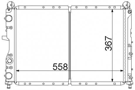 Радіатор охолодження STARLINE FTA2095