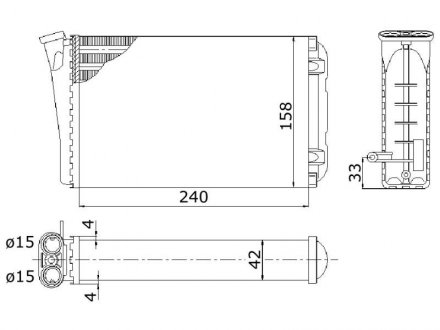 Радіатор опалення STARLINE OL6196