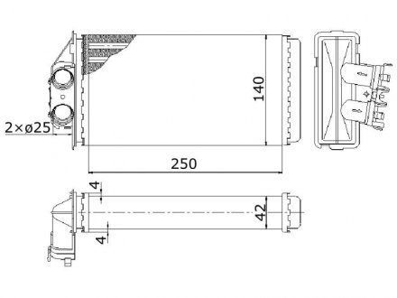 Радіатор опалення STARLINE PEA6228