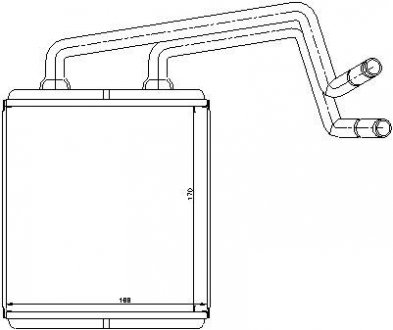 Радіатор опалення STARLINE HY6121