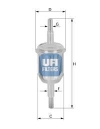Паливний фільтр UFI 31.015.00