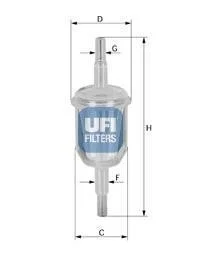 Паливний фільтр UFI 31.015.00