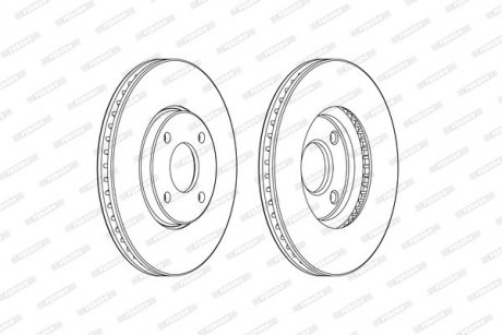 Автозапчасть FERODO DDF2478C