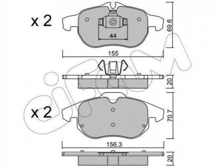 Автозапчасть CIFAM 8225400