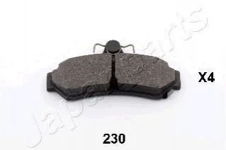 Колодки гальмівні, дискові JAPANPARTS PP230AF (фото 1)