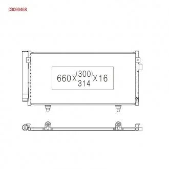 Конденсатор без хладогену KOYORAD CD090468