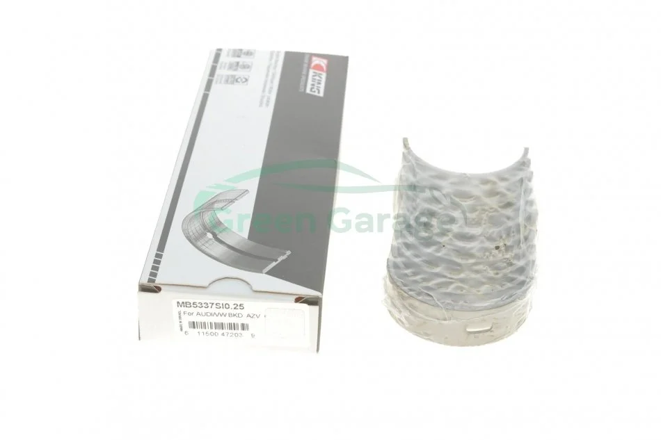 Вкладиші корінні (+0.25) VW GOLF 1.6/1.9TDi 00-14 SKODA FABIA 1.6/1.9TDi 00-10 MITSUBISHI LANCER 2.0D (ASZ/ARL/AVQ) KING MB5337SI0.25 (фото 1)